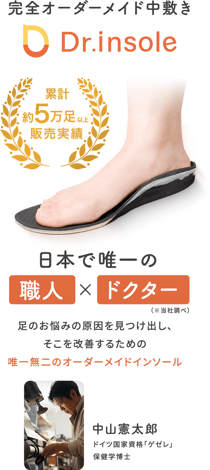 オーダーメイド中敷き